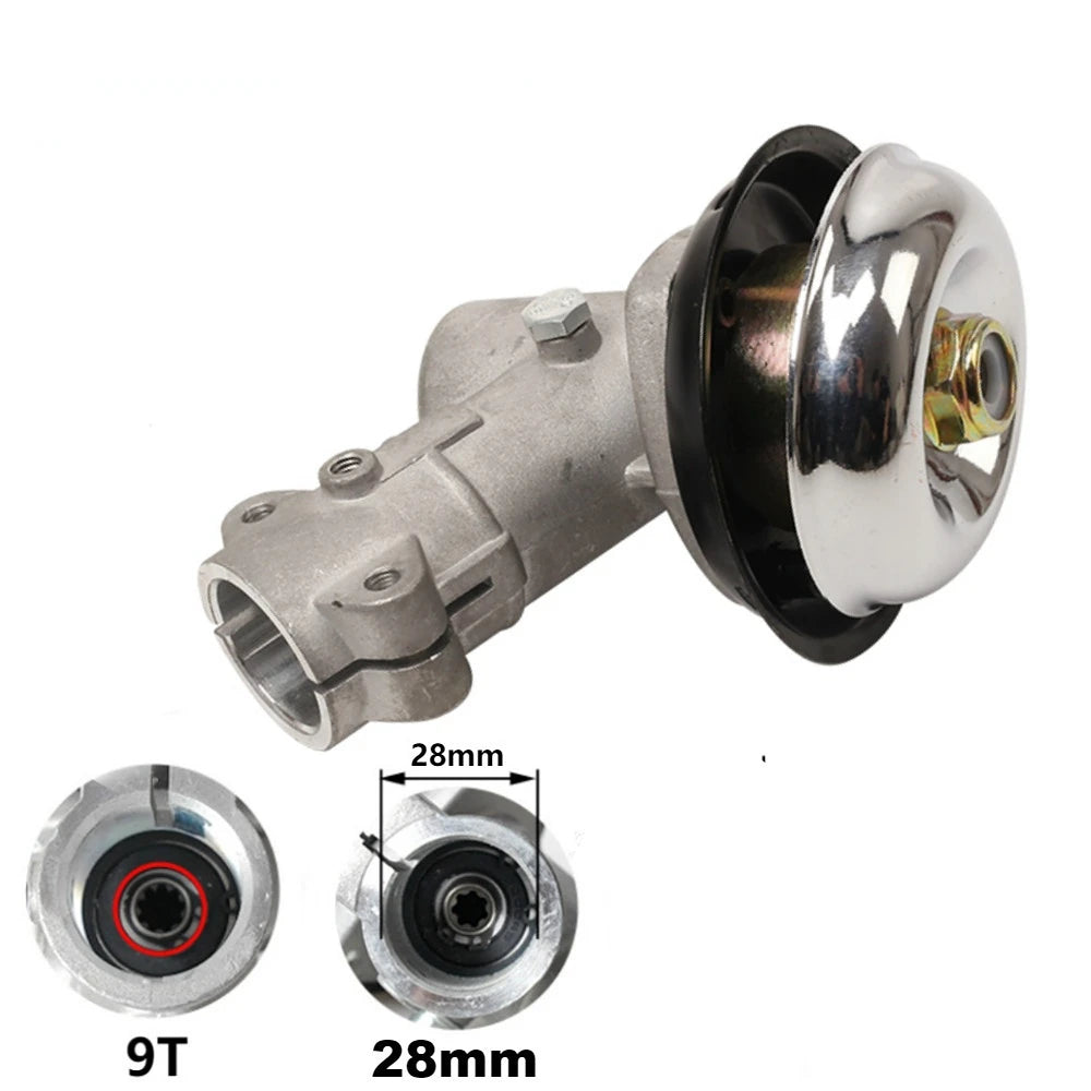 26mm/28mm Trimmer Gearbox Gearhead Brushcutter Grass Trimmer Replace Gear Head Lawn Mower Parts Gardening Tool 7 9 Teeth
