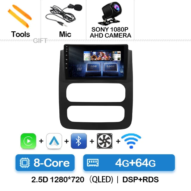 Android Car Radio & GPS Navigation Head Unit — Dodge RAM 1500/2500/3500 (2002-2005)