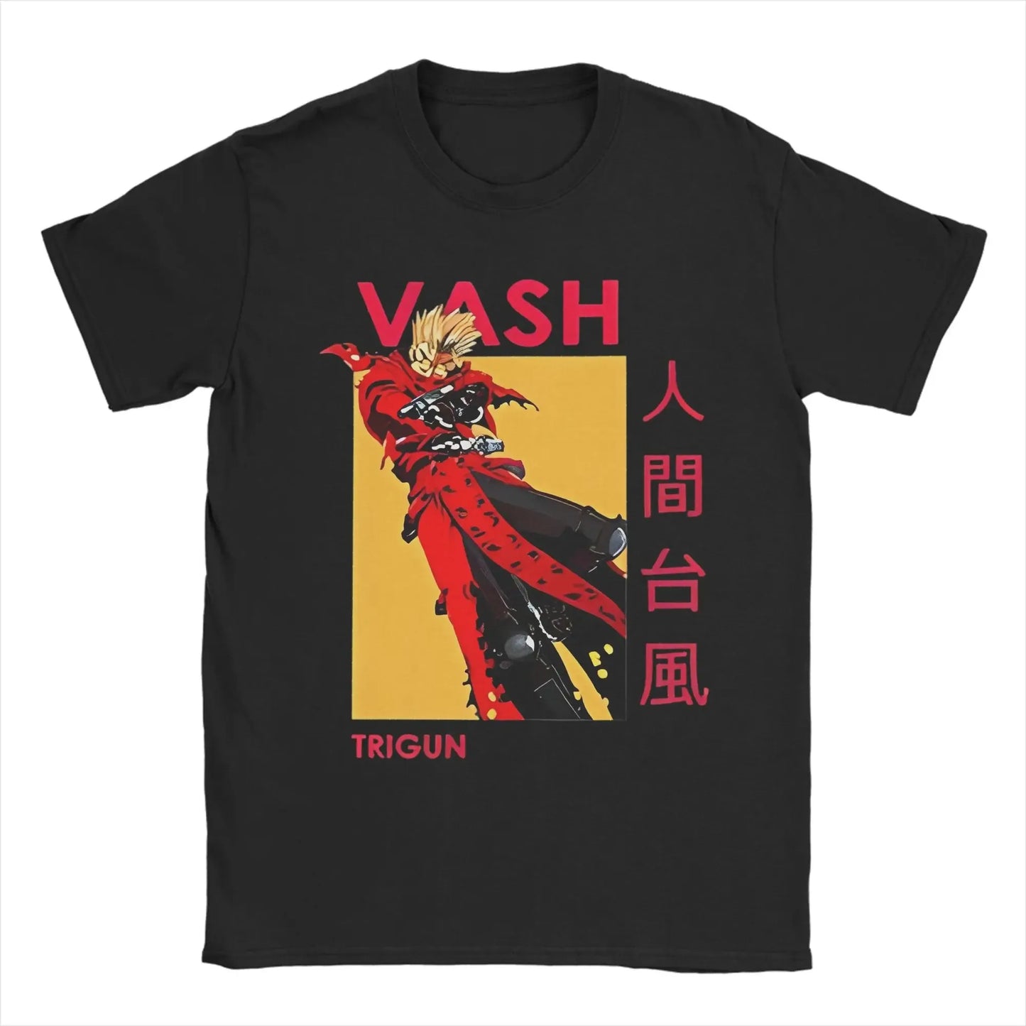 TRIGUN STAMPEDE Trigun Nicholas D Stampede Graphic Print T-Shirts Men Women Fashion Crewneck Cotton Tees Harajuku Oversized Tops