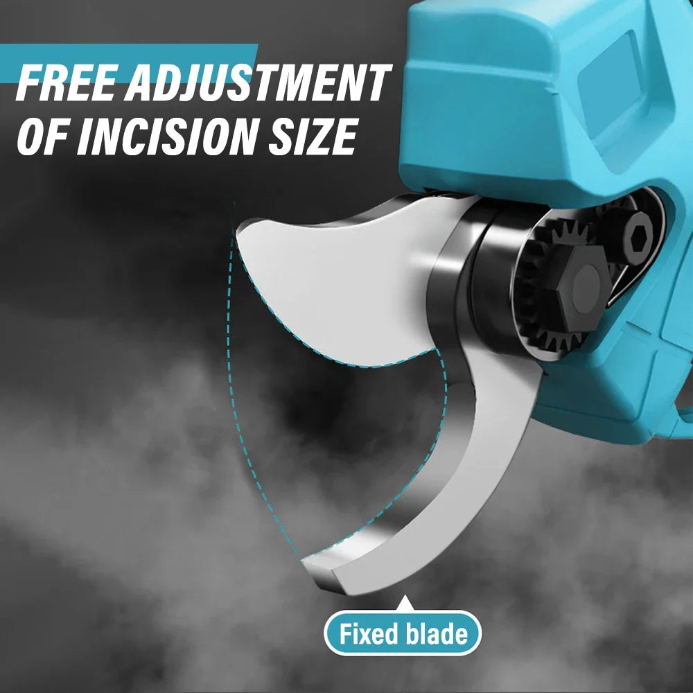 Brushless Electric Scissors Pruning Shears Handheld Cordless Pruner Tree Branch Bonsai Cutting Tool For Makita 18V Battery