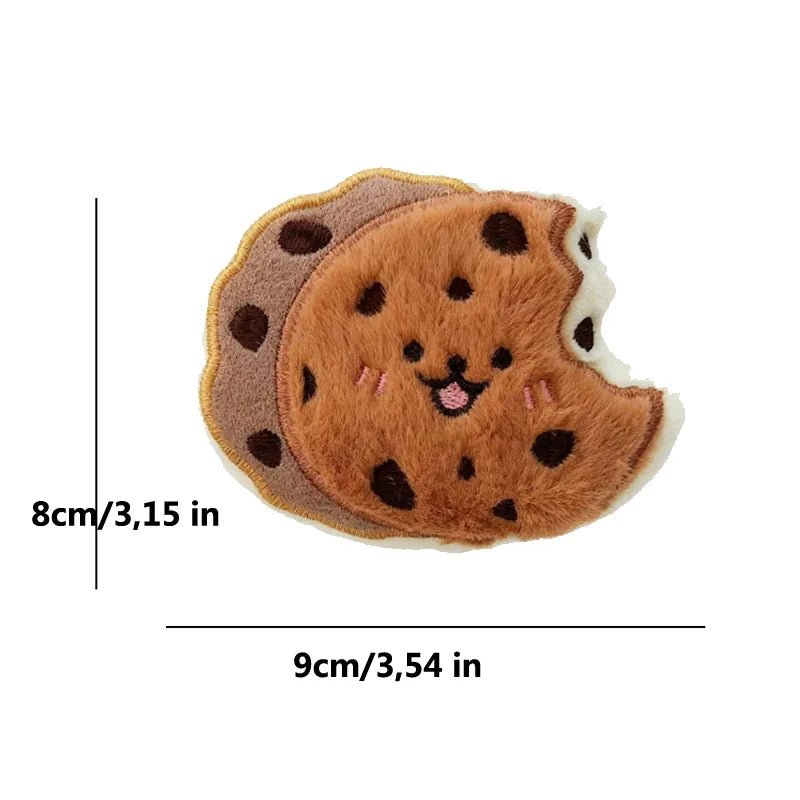 Plush Squeaky Food Dog Toys - Baguette, Pizza & Cake Shapes - photo 10
