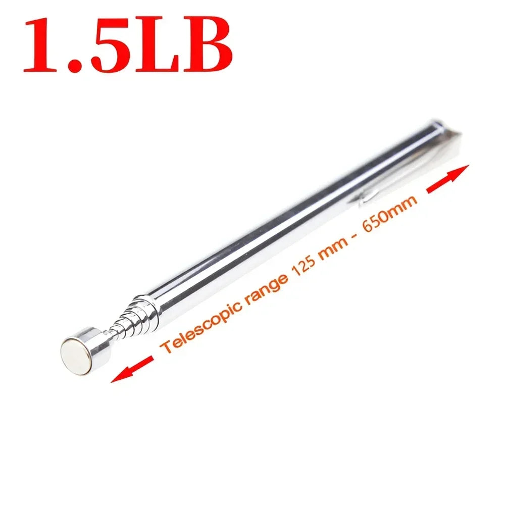 Telescopic Magnetic Pen, Extendable Pickup Tool Magnet Stick for Picking Up Screws Nuts Bolts, Mini Portable Hand Tool