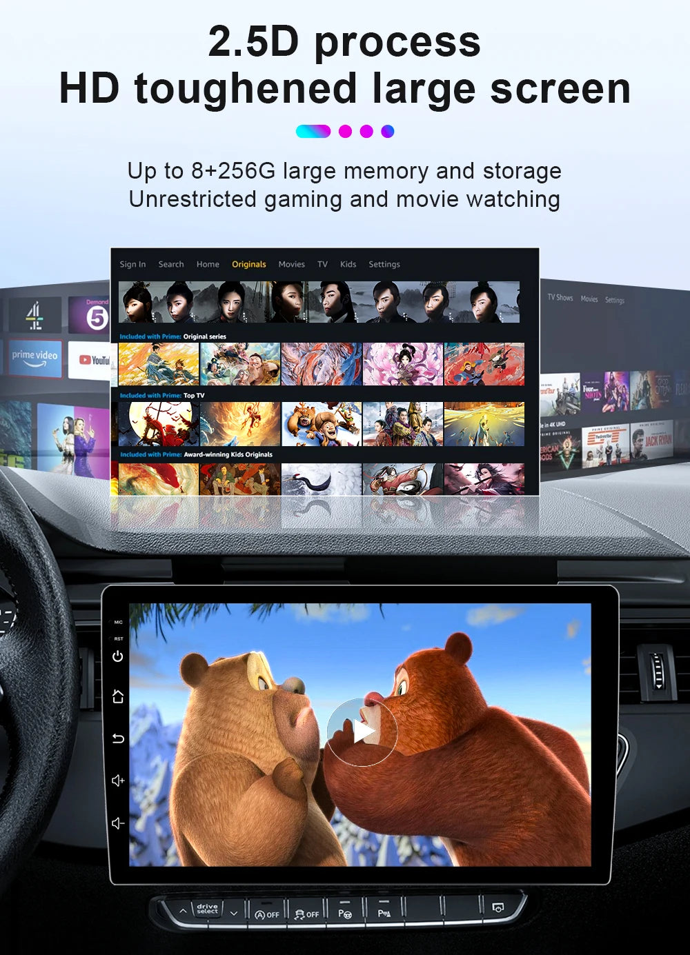 Android 16 For GMC Yukon 3 GMT 900 2006-2014 For Chevrolet Tahoe 3 GMT900 2006-2014 Silverado 2 GMT901 2007-2013 Radio Car GPS