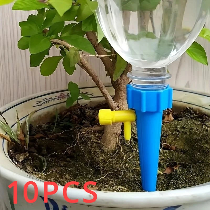 10-Piece Adjustable Drip Irrigation System – Automatic Plant Watering for Balcony, Pots & Garden