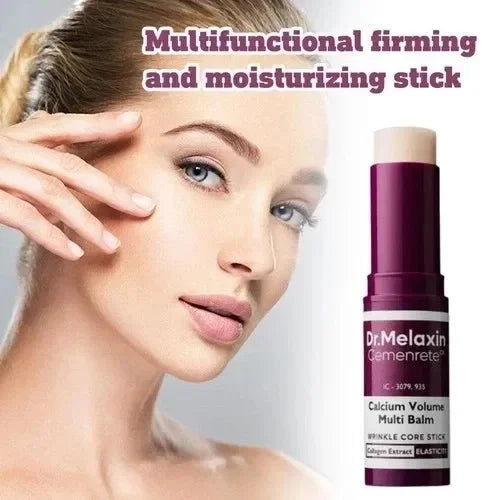 Calcium Multi Balm Stick, All-in-One Hydrating Balm, Eye & Neck Balm, Makeup Base & Face Moisture Balm, Korean Skincare, 0.31 oz