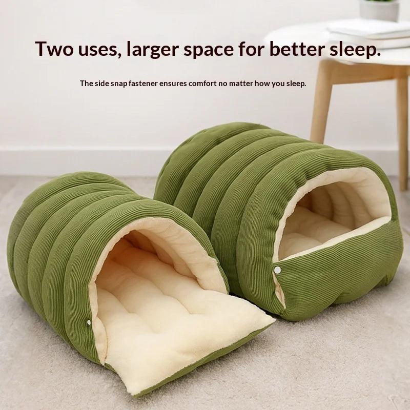Heated Cat House Bed - Removable Cover, Waterproof – photo 3