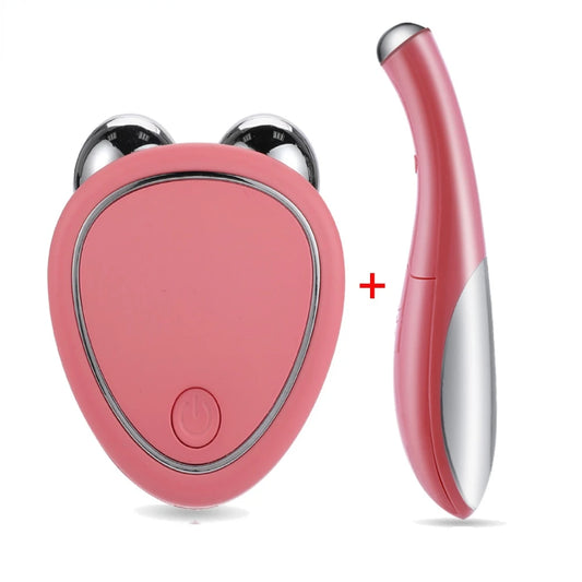Microcurrent Facial Roller Massager Device for Face Massage