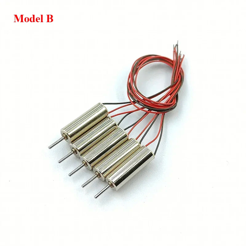5PCS/Lot 0412 Mini Tiny 4mm*12mm Coreless Motor Micro 412 Hollow Cup Engine DC 3.7V 60000RPM Ultra High-speed Motor DIY RC Drone