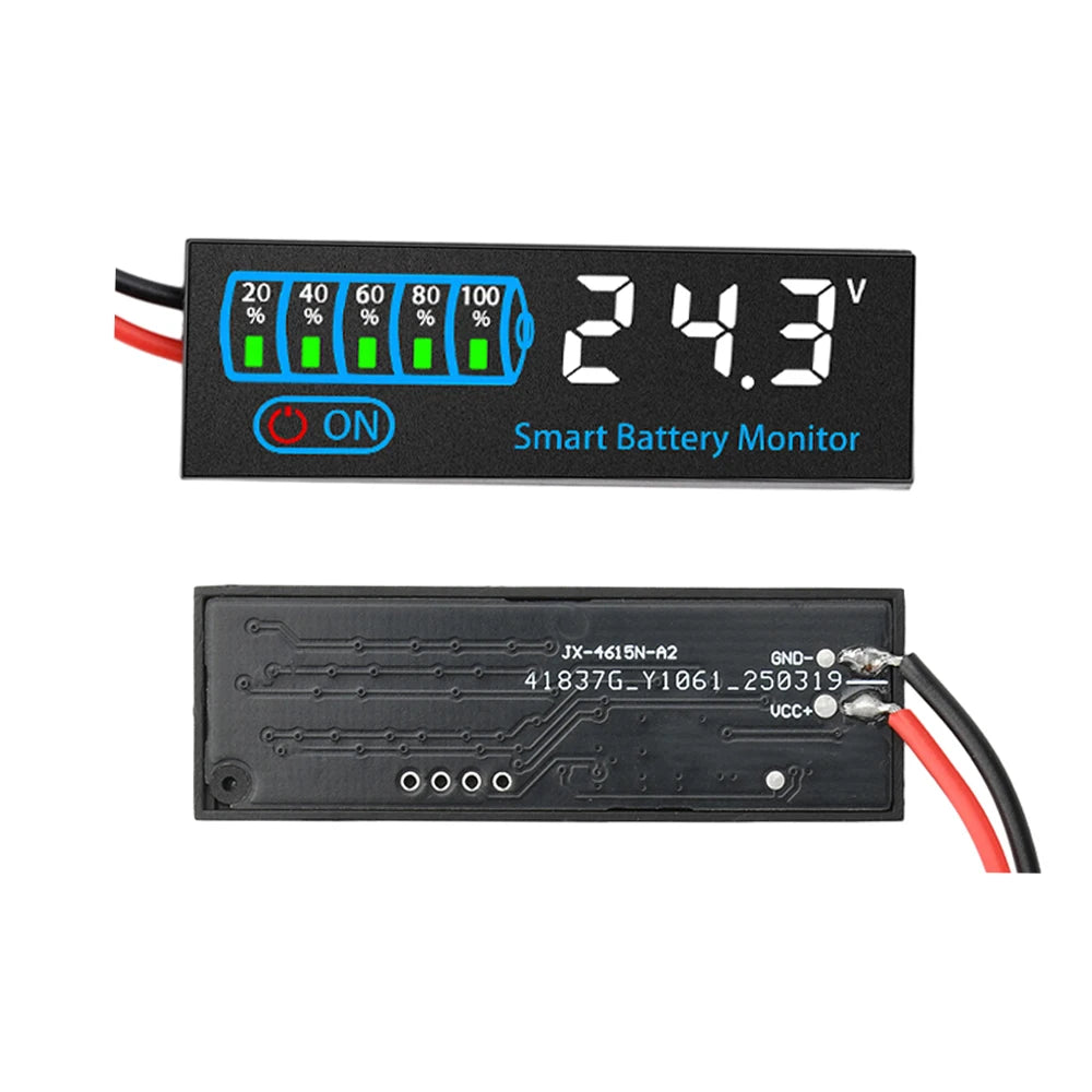 DC7-40V Battery Level Indicator 12V 24V 36V 48V Acid/Lipo Lithium Battery Capacity Board Voltage Battery Charging Tester ﻿