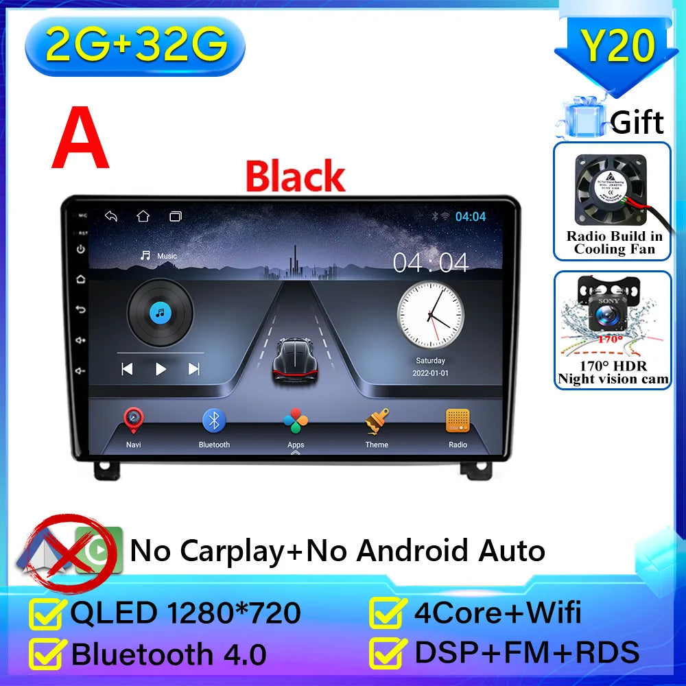9" Android Car Stereo for Peugeot 407 (2004–2011) — CarPlay, Android Auto, GPS, 2K Display, 4G