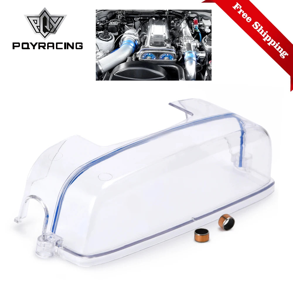 Clear Timing Belt Cover & Cam Pulley Kit for Toyota 2JZ / Lexus 3.0L Non-VVTi