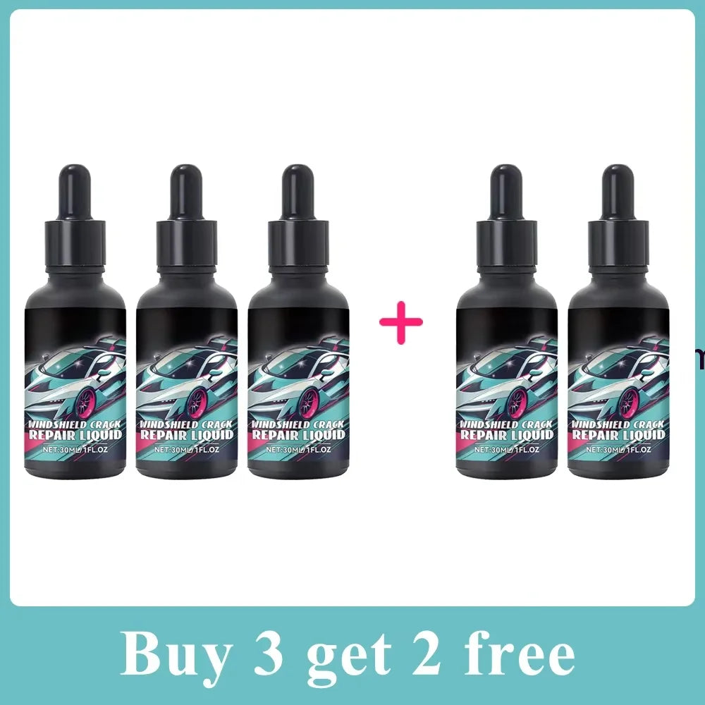 New Magic Windscreen Crack Repair Set - Auto Glass Scratch Eraser for Cars Trucks Motorcycles 2026