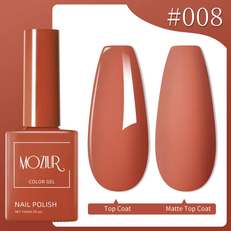 Colorful Hot Sale Uv Gel Nail Polish Set Soak Off Gel Nail Polish 15ml Professional Nail Gel Polishes