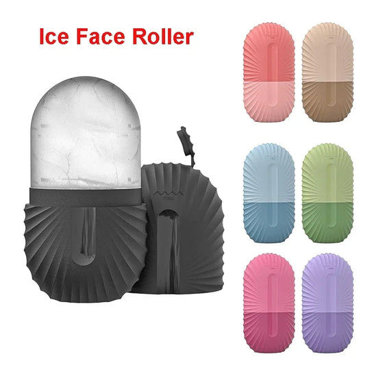 Silicone Ice Cube Face Roller Mold - Ice Roller Massage Tool for Face & Eyes