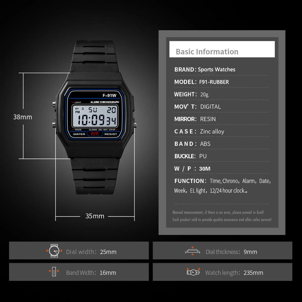 MMAlto Luxury Analog Digital Military Sport Watch – LED Waterproof Wrist Watch for Men, Women & Kids