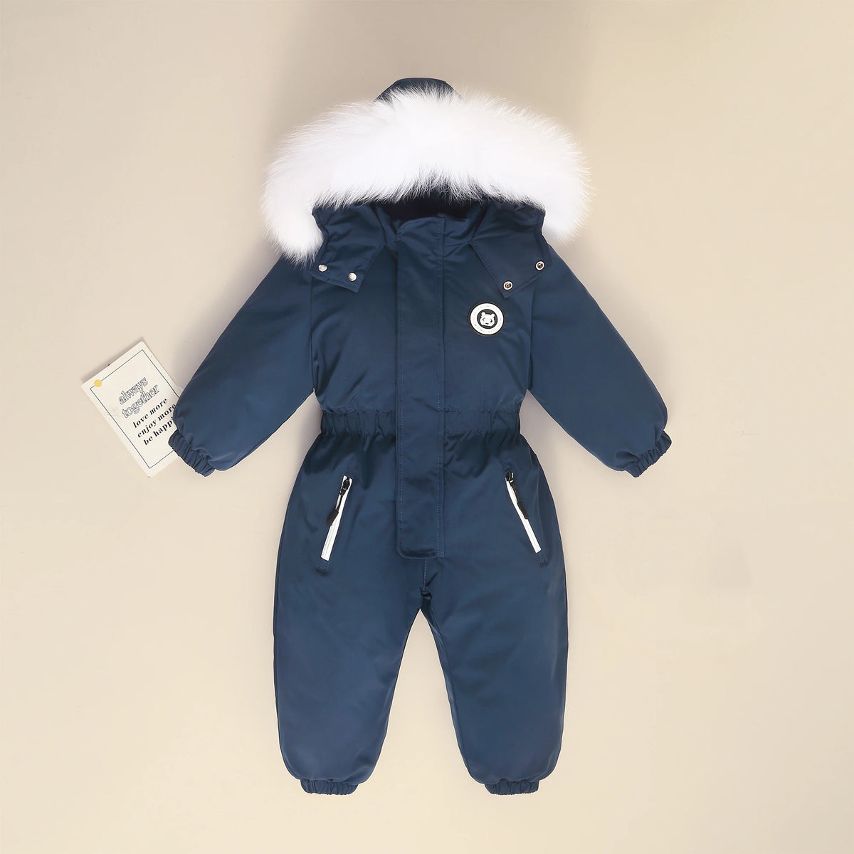 Baby Hooded Snowsuit Jumpsuit - Thick Warm Winter Romper