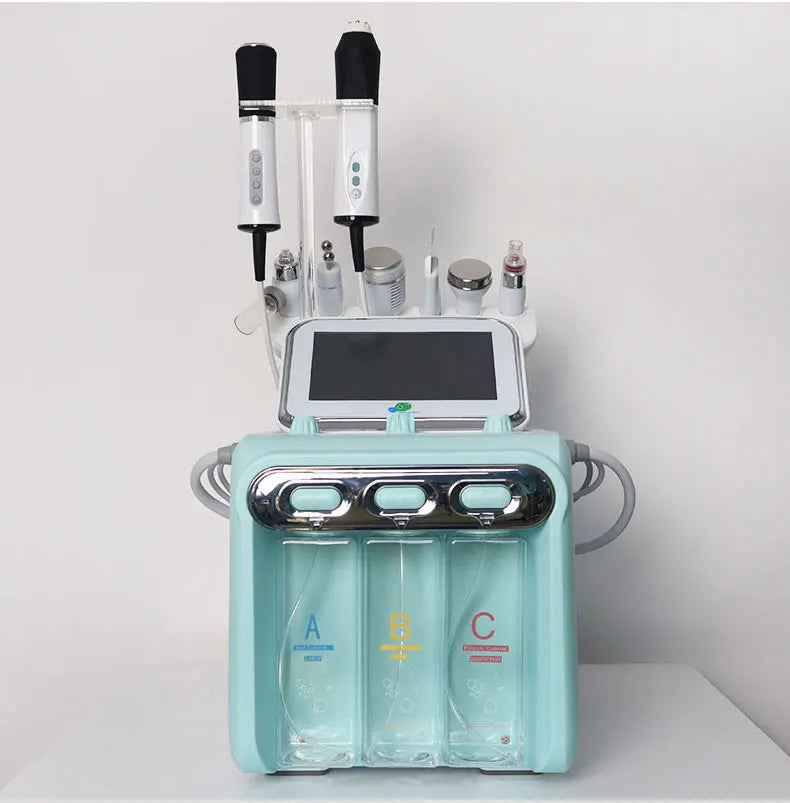 New Design 8 in 1  hydro Facial Machine for Wrinkle Remover  Bubble Facial Machine CO2 Oxygen beautiful equipment