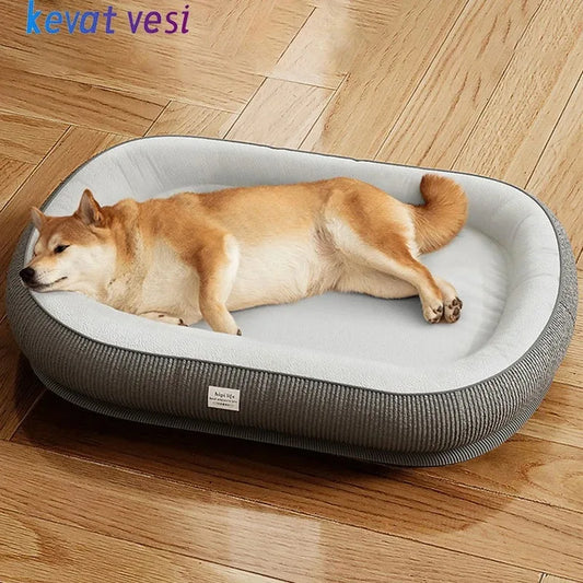 Soft Cushion Dog Bed with Blanket - Small to Large Breeds