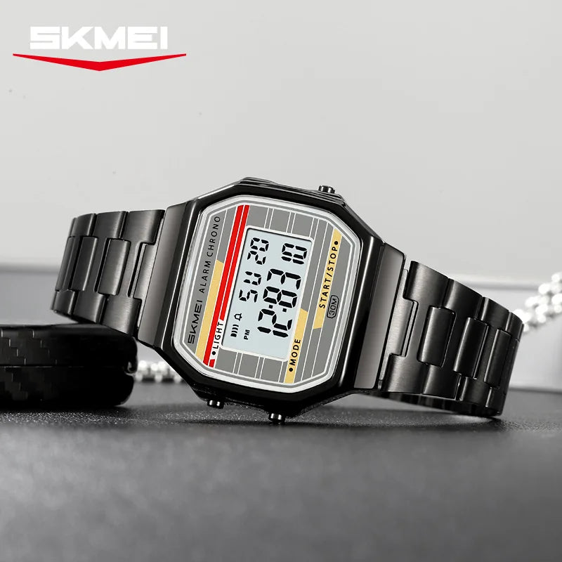 SKMEI 2514 Fashion Men's Electronic Watch Luminous Multifunction Clock Waterproof Calendar Alarm Clock Student Digital Watches