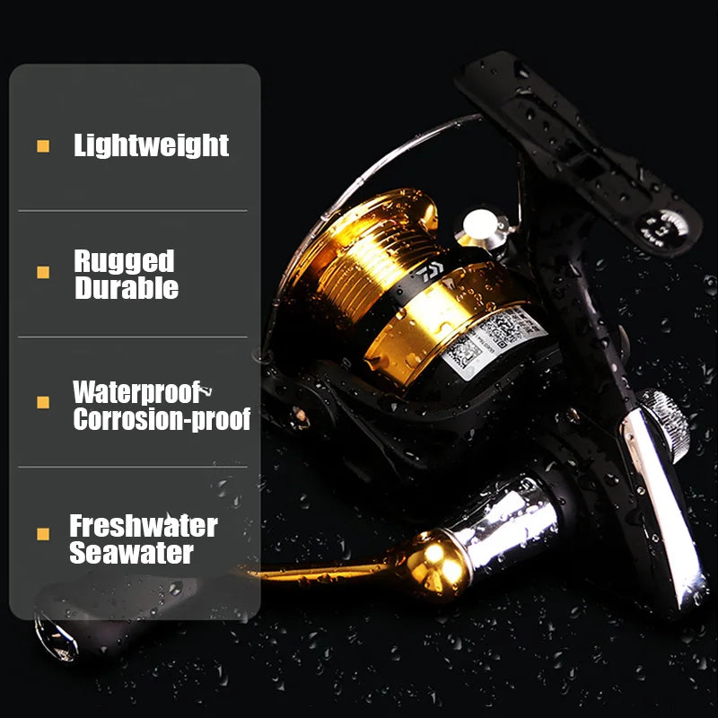 DAIWA 2023 RS 165-280g 3+1 Spinning Reel Lightweight Waterproof Corrosion-proof Fishing Reel For Seawater Freshwater