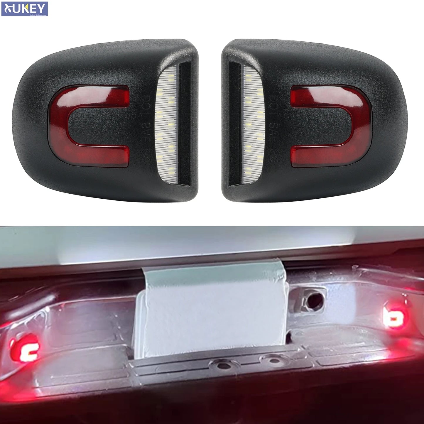 For Chevy Silverado 1500HD 2005 2006 Silverado 3500 2006 2010 Tuning Part 6000K Truck Pickup License Plate Light Accessories DOT