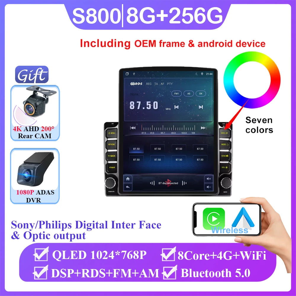 Car Android 15 For Renault Master Nissan NV400 Opel Movano 2010 - 2021 Navigation Touch Screen Multimedia Player Head Unit GPS