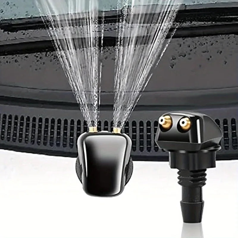 Vehicle's Windshield Washer Nozzle with Straight Pillar Nozzle