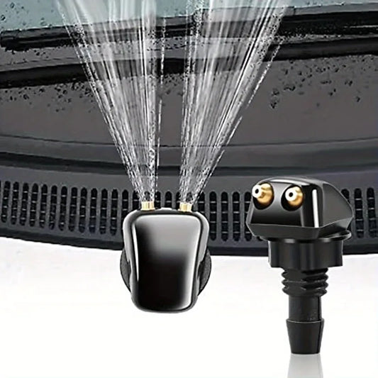Dual-Spray Windshield Washer Nozzle — Direct-Fit Replacement