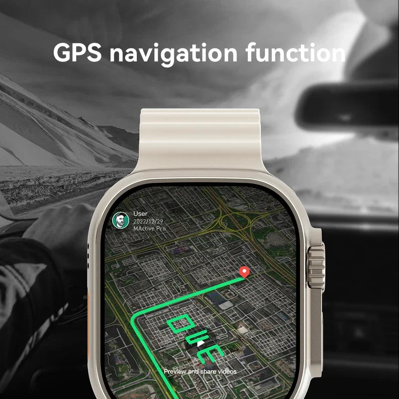 Microwear S10 Ultra Ai3 Smartwatch Android 4G 5G LTE Smart Watch With Rotating Camera NFC Compass Face recognition Global Call