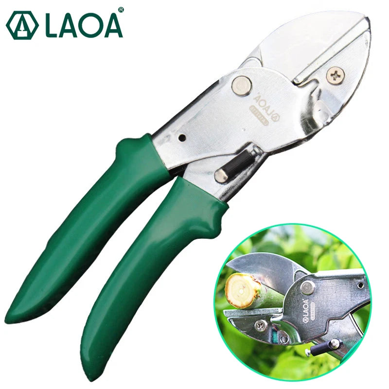 LAOA 8" SK5 Pruning Shears – Garden Fruit Scissors with Spare Blade