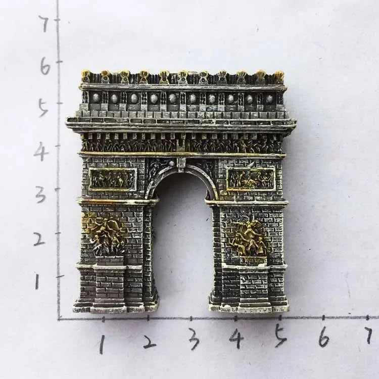 France  Paris Fridge Magnet Souvenir Carcassonne Cannes Imanes Para Riviera Arch of Triumph NICE Magnetic Stickers Home Decor
