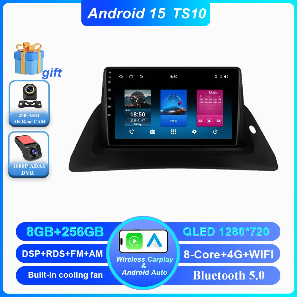 Android Car Stereo for Renault Kangoo (2008–2018) — CarPlay, Android Auto, GPS Navigation, Head Unit