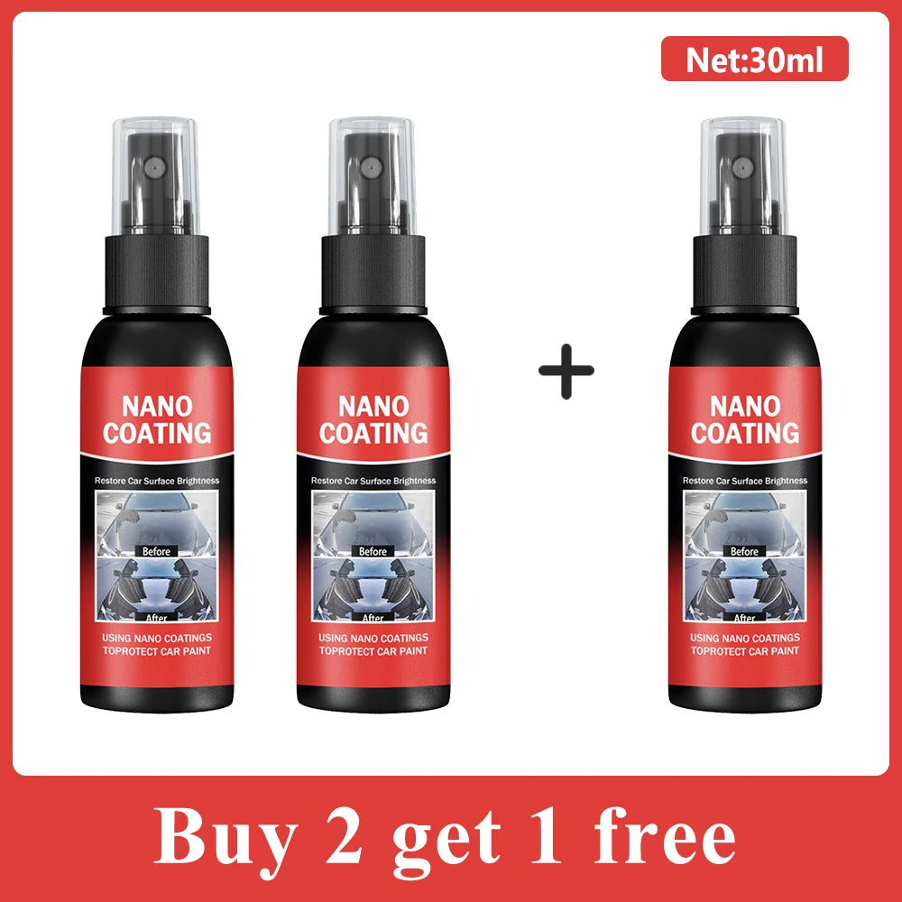 Graphene Nano Ceramic Car Coating Kit - Universal Professional Car Beauty, High Gloss Car Paint Protection, Long-Lasting Gloss
