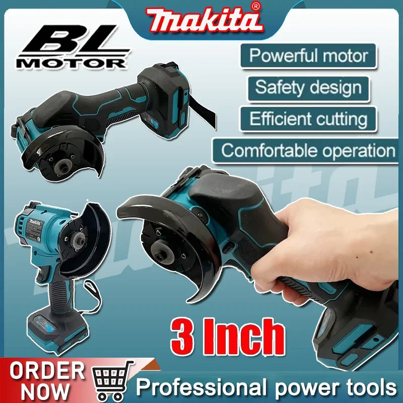 Makita Multifunctional Power Tools Handheld Portable 6 Inch Chain Saw Electric Saw,Cutter, Air Pump,Electric Dril for 18VBattery