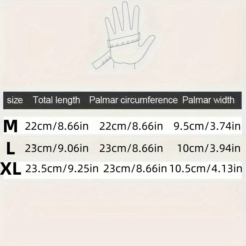 Men's Winter Touchscreen Gloves - Windproof Zip Riding and Driving Gloves - photo 4