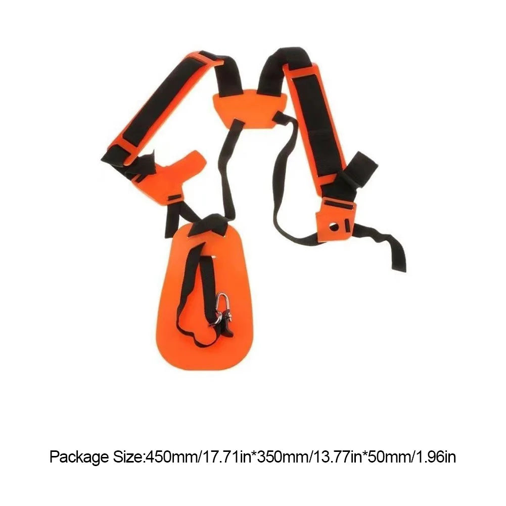 Padded Belt Double Shoulder Strap Comfortable Trimmer Shoulder Strap Labor Saving Increase Safety for Brush Cutter Trimmer