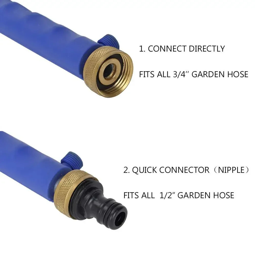 High-Pressure Garden Hose Wand – 46cm Aluminum Spray Gun with 3 Nozzles for Car Wash, Garden & Home Cleaning