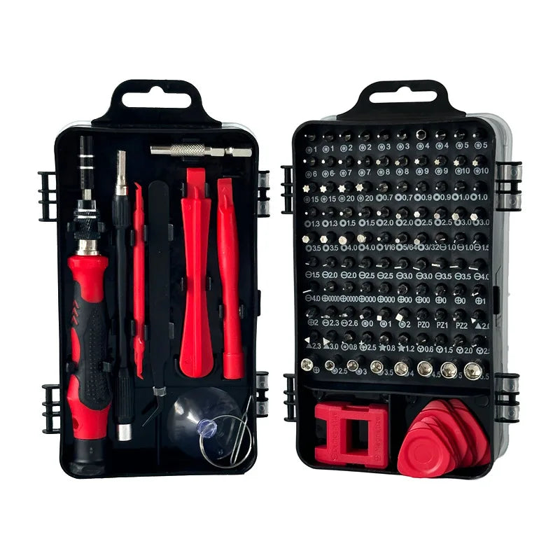 115-in-one Cross-border Watch, Computer and Mobile Phone Disassembly and Repair Hardware Tools Screwdriver Set Tool Kit