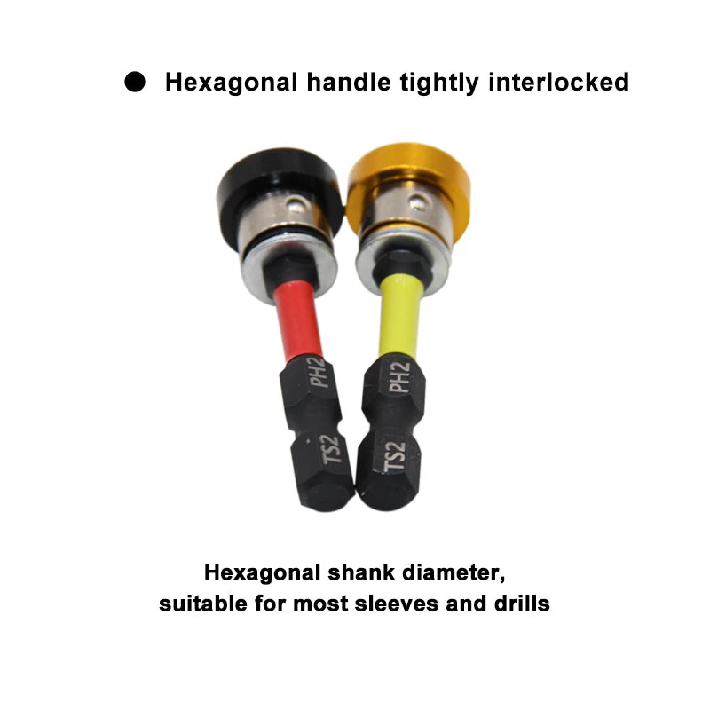 Strong magnetic circle limit gypsum board bits impact cross position anti slip screwdriver head woodwork ceiling tool accessory