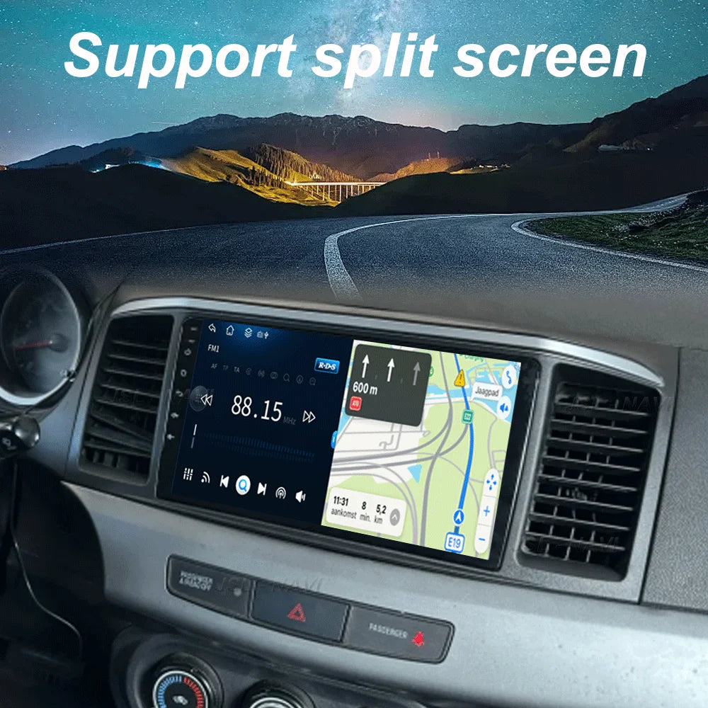 Android 16 For MITSUBISHI LANCER 9 10 X 2008 - 2016 Car Radio video Player 9Inch Stereo Audio GPS Player Carplay Auto Screen