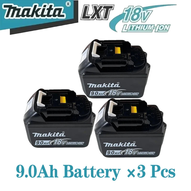 Genuine 6Ah  9Ah makita BL1860 18V Battery Power Tools Li-ion Replacement LXT BL1850 BL1840 for 18V Screwdriver