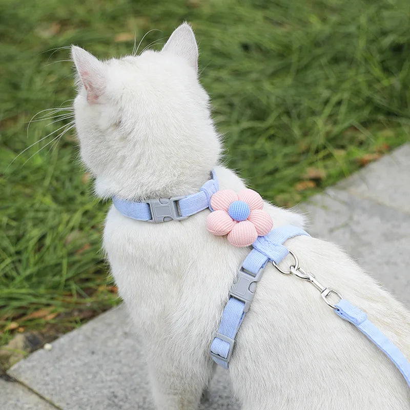 Cat Harness and Leash Set - Adjustable Breathable Walking Vest – photo 4