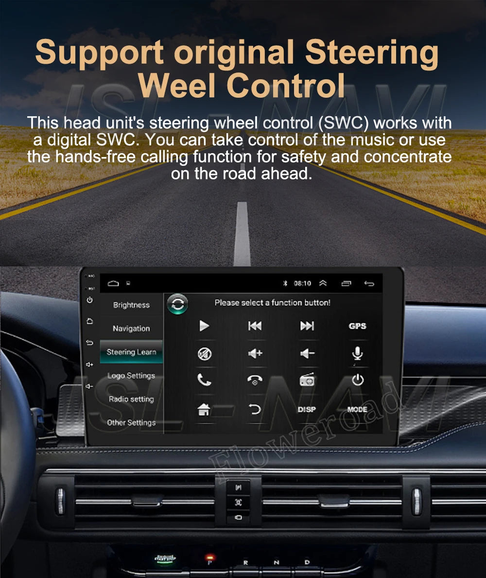 2K Android Car Stereo with CarPlay & Android Auto — Chevrolet Silverado (2014–2018)