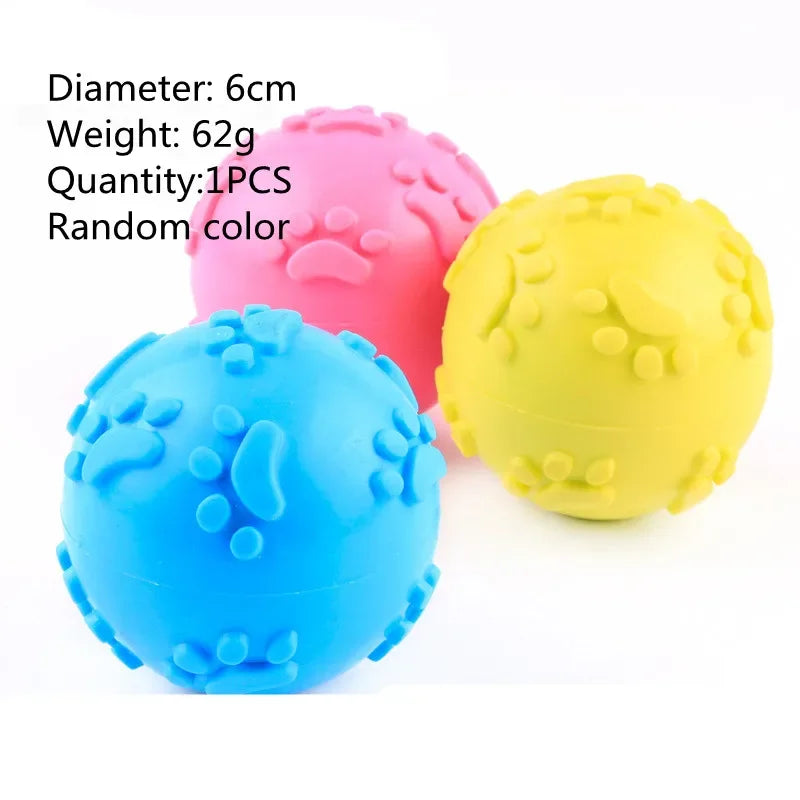 Rubber Chew Toy for Small Dogs - Non-Toxic Puppy Toy
