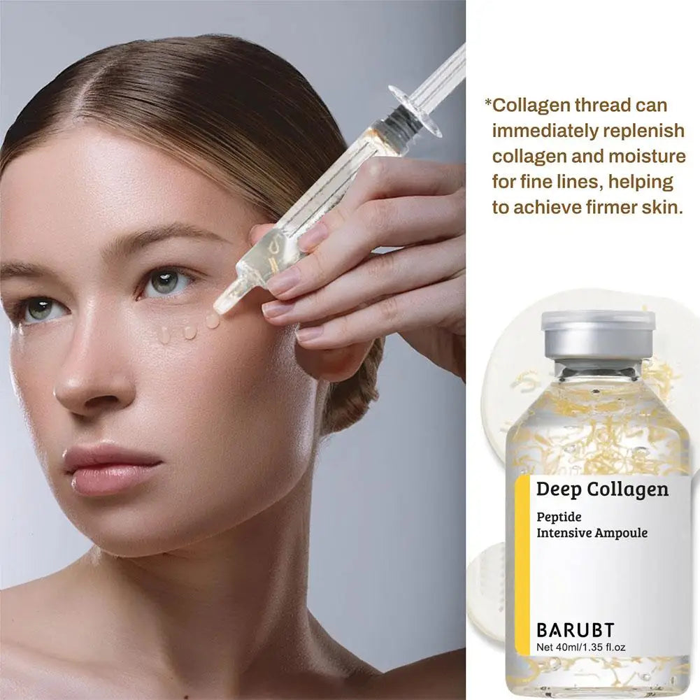 Deep Collagen Peptide Ampoule Serum – Anti-Wrinkle, Firming & Brightening Face Serum | 40ml/50ml