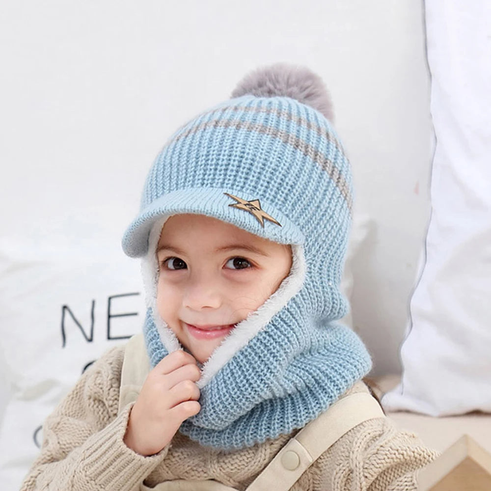 Kids Crochet Hat and Scarf Set - Soft Knit Beanie, 2-8 Years - photo 6