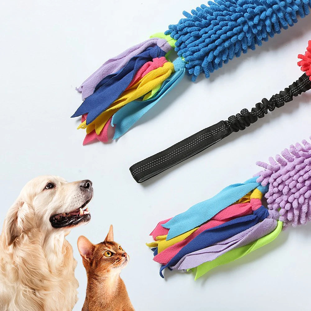 Bungee Tug Mop Toy - Squeaky Tug-of-War Rope – photo 3