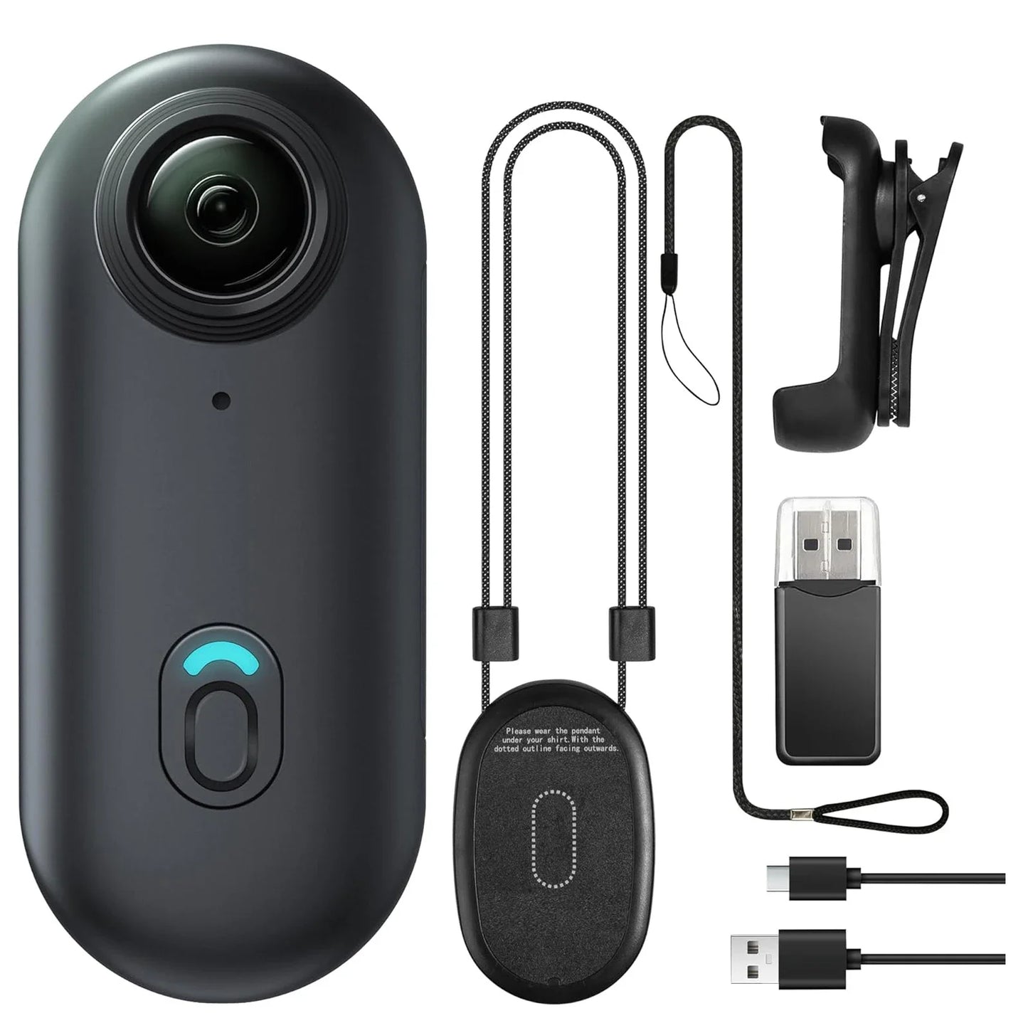 Mini Body Camera — Helmet & Handlebar Motorcycle Sports Cam