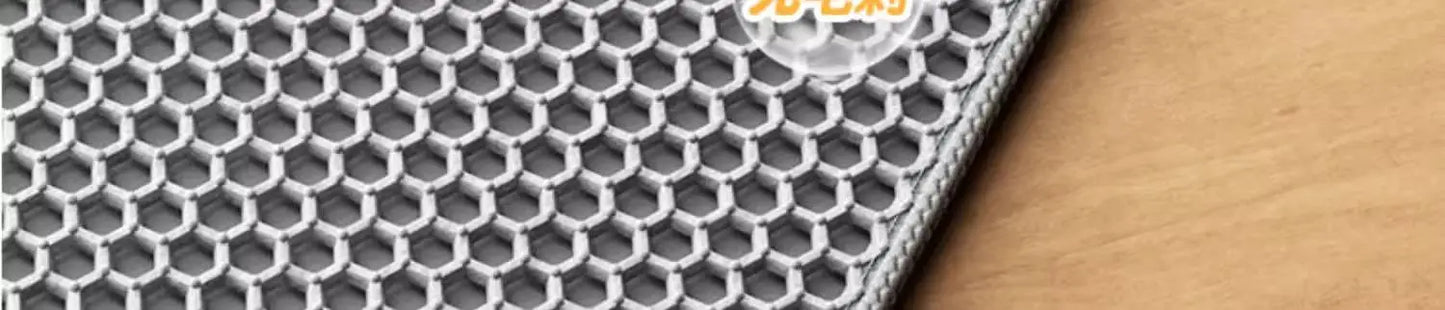 Cat Litter Mat Heavy Duty Waterproof 2 Layer Non Slip Washable Pet Floor Protector Litter Box Sand Stopper Pet Product