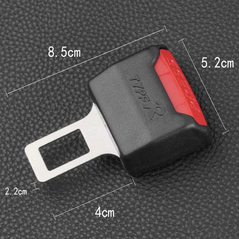 1/2 pcs Belt Clip Seatbelt Lock Plug Thick Insert Socket Safety Car Accessories